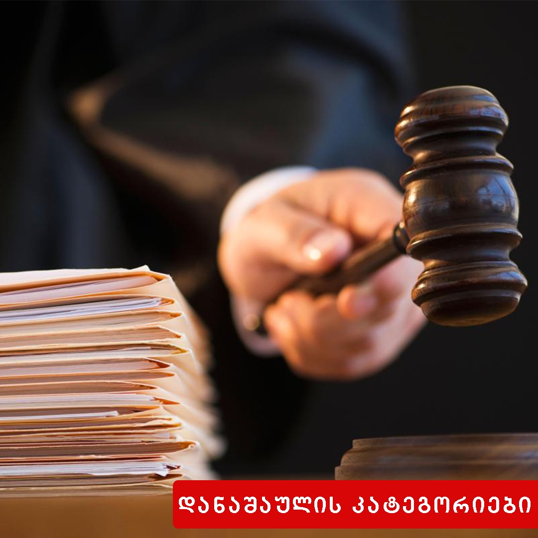 ერთიანი დანაშაულის სახეები